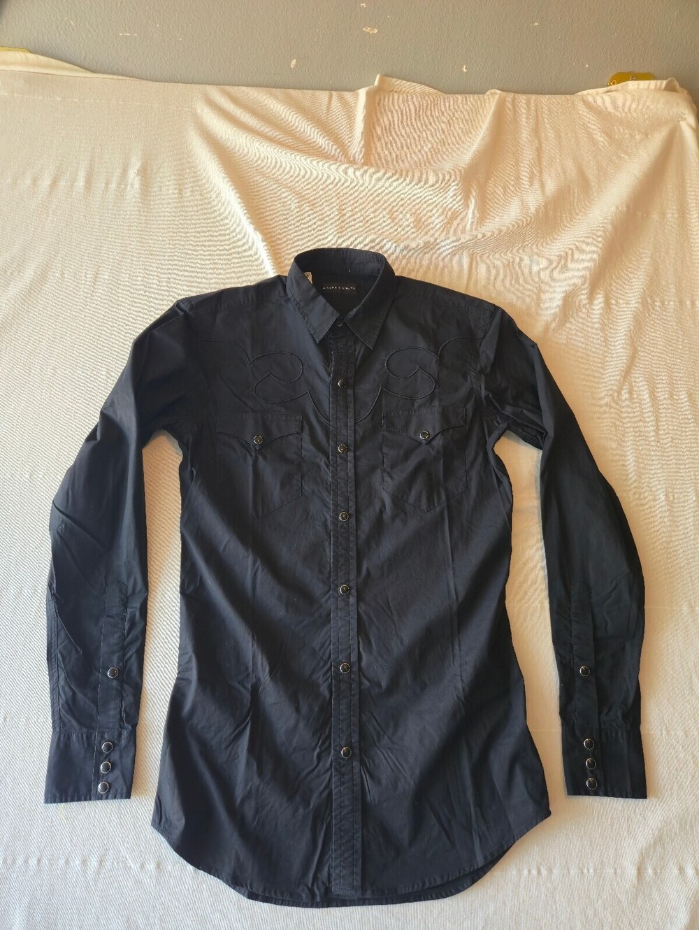 Ralph Lauren Black Label Western Style Button-Up Shirt Size Small